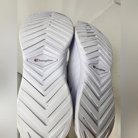 Champion White Sneakers Gift Lace up White Runners Athleisure Women's Size 7 - Picture 7 of 9